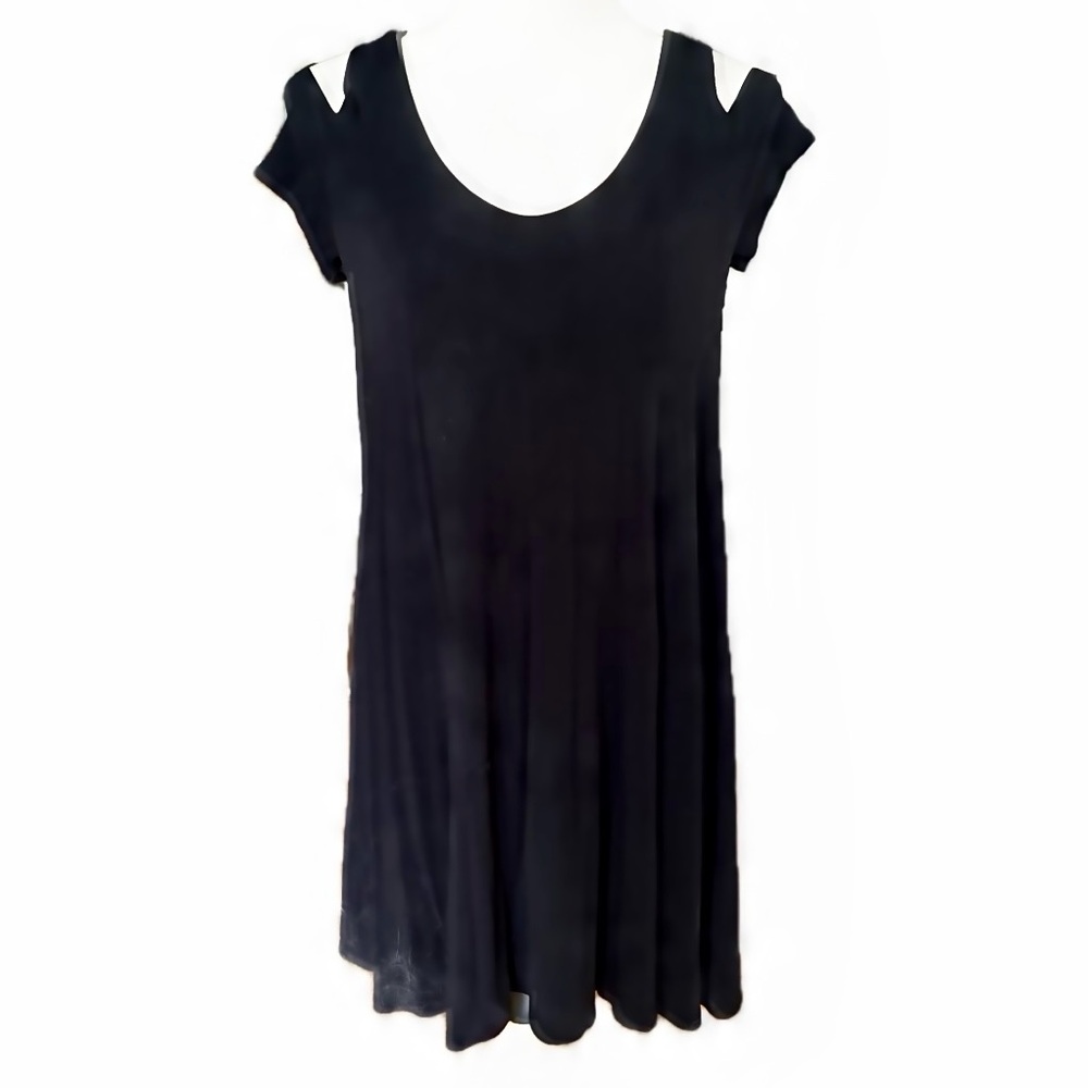 American Eagle Outfitters Cut-Out Sleeve Midi Dress